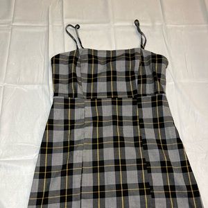 Plaid dress L